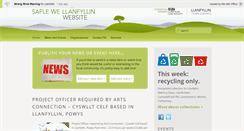 Desktop Screenshot of llanfyllin.org